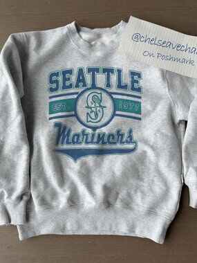 90s Vintage Seattle Mariners Baseball Sweatshirt, MLB Seattle Mariners Shirt Tee